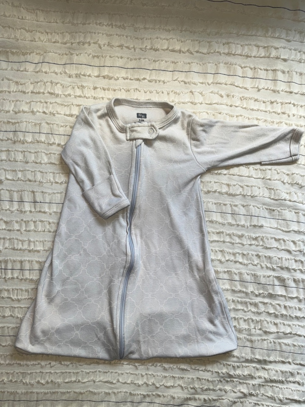 Hudson Baby Cream Sleep Sack with Front Zipper